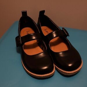 Born Black Mary Jane Flats
